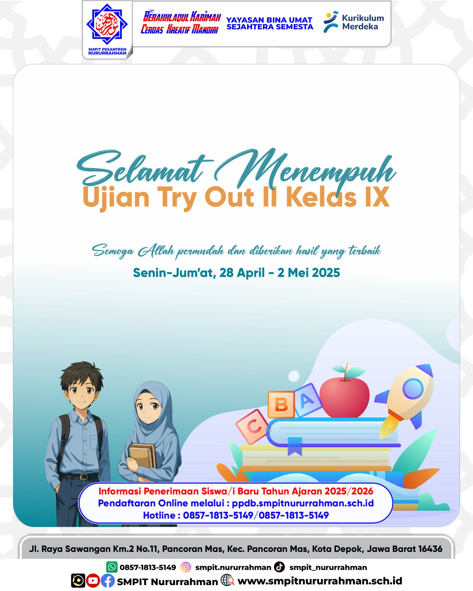 Try Out sebagai Semangat Menyiapkan Ujian Sekolah